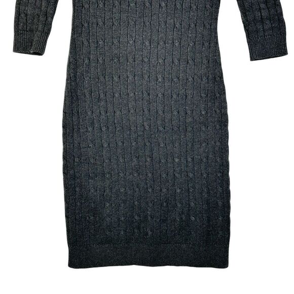 Ralph Lauren Brown Cable Knit Sweater Dress| Size M - Picture 2 of 7